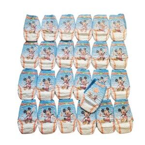 Huggies Boy Pull-Ups Diaper 3T- 4T Mickey Mouse 25 ct NEW Loose Lot Disney Pluto
